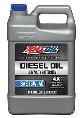 AMSOIL 15W-40 Heavy-Duty 100% Synthetic Diesel Oil