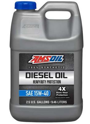 AMSOIL 15W-40 Heavy-Duty 100% Synthetic Diesel Oil