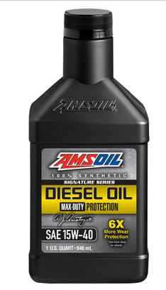 AMSOIL Signature Series 15W-40 100% Synthetic Max-Duty Diesel Oil