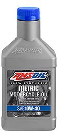 AMSOIL 10W-40 100% Synthetic Metric Motorcycle Oil